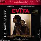Evita DTS THX WS LaserDisc Rare LD Madona Banderas Musi