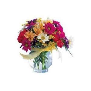 Joyfull and Thrilling Flower Gift Basket  Grocery 