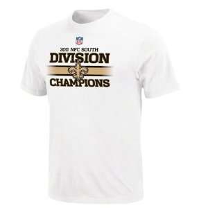   Saints 2011 NFC South Division Champions Official Locker Room T Shirt