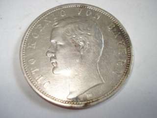 German Bavaria Bayern 0.900 Silver coin 1895 5 Mark XF  