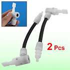 Pcs Replacement White Tire Air Pump Inflator Hose for Bicycle