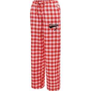   Jersey Devils Womens Red Paramount Flannel Pants
