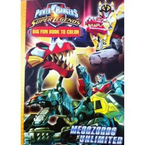    Power Rangers Super Legend Big Fun Book to Color Toys & Games