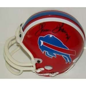 Signed Thurman Thomas Mini Helmet   JSA   Autographed NFL Mini Helmets