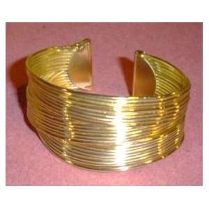  Big Wide Gold Tone Fashion Bangle Bracelet Everything 
