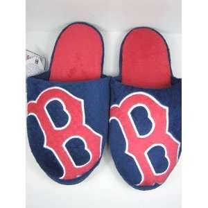  Boston Red Sox 2011 Big Logo Two Tone Hard Sole Slippers 