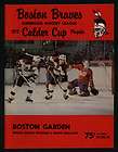   CALDER CUP, BETWEEN THE BOSTON BRAVES & THE PROVIDENCE REDS, PROGRAM