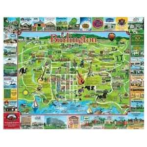  White Mountain Puzzles Burlington VT 1000 Piece Jigsaw 