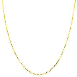  14 Karat Yellow Gold Filled 0.9 mm Long Cable Chain (20 