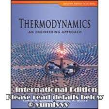 Thermodynamics An Engineering Approach 7th by Cengel 9780073529325 