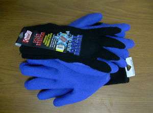NEW Heavy Thermal Latex Palm Form Fitting Gloves #1789S  