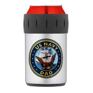  Thermos Can Cooler Koozie US Navy Dad Emblem Everything 