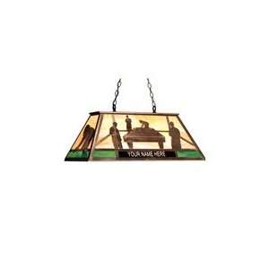  33L Personalized Pool Hall Oblong Pendant