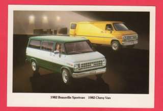     Green over White 1982 Beauville Sportvan & 1982 Yellow Chevy Van