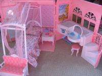 Gloria Barbie Size Dollhouse Furniture Bed & Bath Room Folding in a 