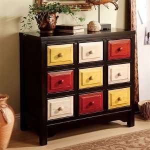   Espresso Finish Wood Storage 9 Drawer Chest by Furniture of America
