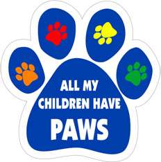 Paw Car Magnets MANY To Choose Benefits Rescue NEW  