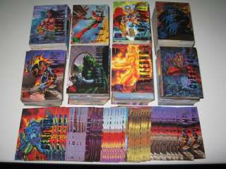 1995 Marvel Masterpieces 95 EMOTION SET LOT (507 CARDS) SIGNATURE 