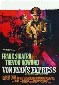 Von Ryans Express (1965) 27 x 40 Movie Poster, Frank Sinatra, Style 