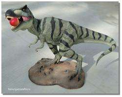 Rex Tyrannosaurus Statue Sculpture dinosaur jurassic park terra nova 