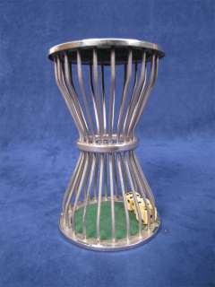 Vintage Hourglass Birdcage Game Dice Tumbler Roller  