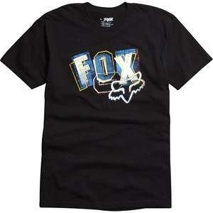  Fox Racing Slender T Shirt   X Large/Black Automotive