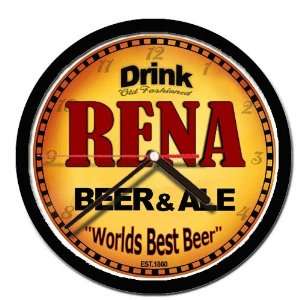  RENA beer and ale cerveza wall clock 