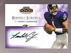   CUNNINGHAM 2002 Playoff Honors Honorable Signatures AUTO Ravens