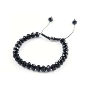  New Disco Ball Macrame Bracelet Black XB33 Jewelry