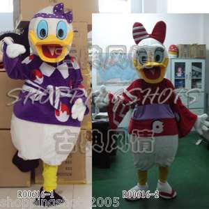 Daisy Duck Mascot Costume Fancy Dress R00616 adult one size Cartoon 