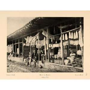  1926 Rasht Iran Bazaar Market Shop Iranian People Print 