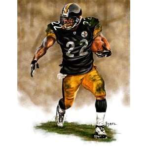 Large Duce Staley Pittsburgh Steelers Giclee  Sports 