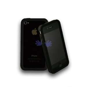  IGG iPhone 4 Border Bands With Side Grip   Black Cell 
