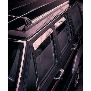   Ventshade 32031 Ventshade Black Window Deflector   2 Piece Automotive
