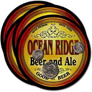  Ocean Ridge, FL Beer & Ale Coasters   4pk 