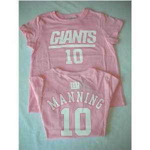 Reebok New York Giants Eli Manning Girls Name and Number 