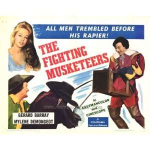 The Fighting Musketeers   Movie Poster   11 x 17 