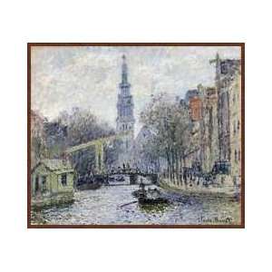  Canal Amsterdam Framed Canvas Giclee