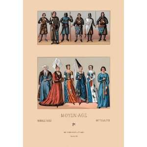    Knights and Maidens of the Middle Ages 20x30 poster