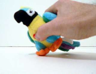   SPLITTING LAUGHTER from this awesome novelty stuffed parrot key chain