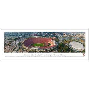  NCAA USC Trojans Los Angeles Memorial Coliseum Panoramic 