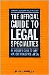 Official Guide to Legal Specialties, (0159003911), National 