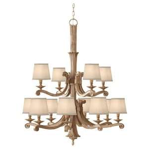  Murray Feiss F2682/8+4MAW, Blaire Candle 2 Tier Chandelier 