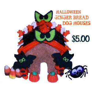  Halloween Ginger Bread Dog Houses