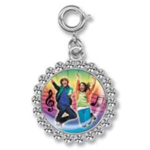  Troy & Gabrielle High School Musical Charm with Crystals 