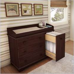 South Shore Sunny Baby Royal Cherry Finish Changing Table 066311045239 