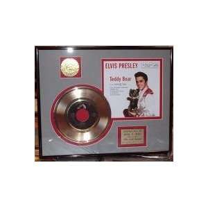   Record Outlet Elvis Presley 24kt Gold 45 Display