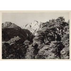  1931 Cerro Blest Patagonia Argentina Mountains Print 