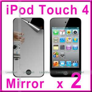 2x Mirror Screen LCD Cover Protector iPOD Touch 4th Gen  