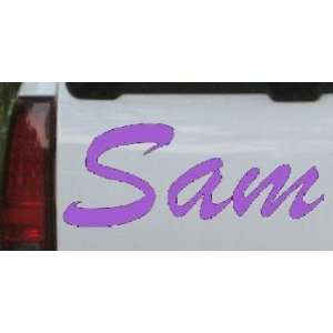  Purple 32in X 12.8in    Sam Car Window Wall Laptop Decal 